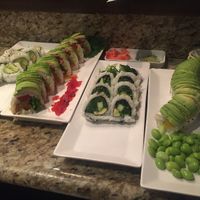 Vegan rolls  at Niko Niko in Redlands