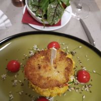 Kartoffel Rösti Zucchini Burger at Konrad's in Burg