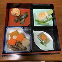 Part of the atelier dinner bento  at Idees Kamakura in Kamakura