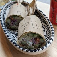 Falafel wrap at FLFL - Den Haag  in The Hague
