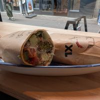 XL spicy falafel wrap at FLFL - Den Haag  in The Hague