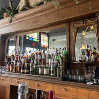 They do have taxidermy animals around the restaurant   at The Western in Ouray