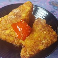 Salt and pepper hashbrowns at Desert Island Dumplings in Manchester