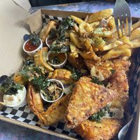   at Desert Island Dumplings in Manchester