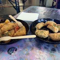   at Desert Island Dumplings in Manchester