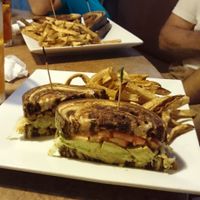 Vegan avocado reuben at Trio Bar and Grill in Columbia