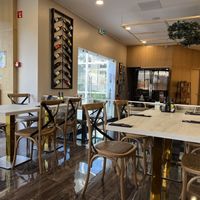 Interior, there’s also outside seating   at Bella Pizzeria in Portimao