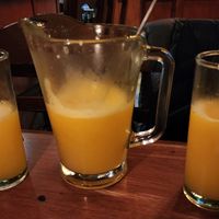 fresh juices. 1 liter passion fruit and limon. very good at Florin Cafe in Sucre