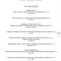 Starters per October 2023 at Darwins in Dublin