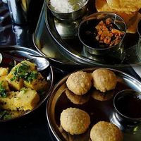 Gujarati food at Veg Meetup in Vancouver