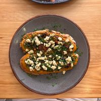 Molletes, yummy!!  at Nanita in Oaxaca