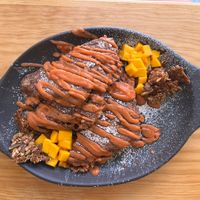 Freakin‘ fantastic french toast.  at Nanita in Oaxaca