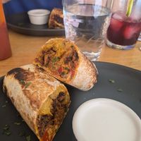 Burrito at Nanita in Oaxaca