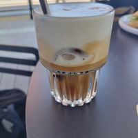 Oat iced Cappuccino at Coffeedesk Kawiarnia - Tamka in Warsaw
