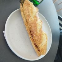 Asparagus sandwich at Coffeedesk Kawiarnia - Tamka in Warsaw