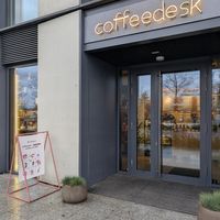 view from the street at Coffeedesk Kawiarnia - Tamka in Warsaw