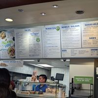 Menu at Rubio's Coastal Grill in El Segundo