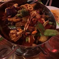 Dry pot with veggies and tofu   at Spicy Moon  - Bowery in New York City