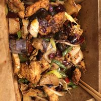 Dry pot style 麻辣乾鍋  at Spicy Moon  - Bowery in New York City