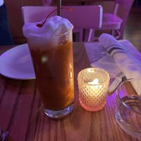Thai Iced Teaa  at Spicy Moon  - Bowery in New York City