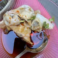 Chilli oil wantons  at Spicy Moon  - Bowery in New York City