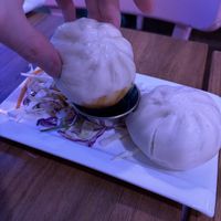 Spicy tofu bao. Not spicy, but fine  at Spicy Moon  - Bowery in New York City