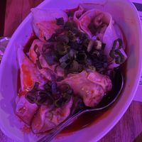 Chili wontons  at Spicy Moon  - Bowery in New York City