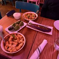 All the dishes were excellent but one small quirk is that rice was not included with the tofu  at Spicy Moon  - Bowery in New York City