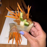 Duck wrap  at Spicy Moon  - Bowery in New York City