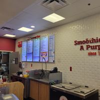 Order counter and menu at Smoothie King in Mesa