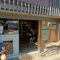 Front of store at Falo Coffee Brewers in Takayama