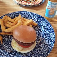 Beyond Meat burger at The Rann Wartha - JD Wetherspoon in St Austell