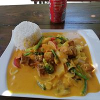 Mango Curry with Tofu 👌 at Asian Food in Berlin