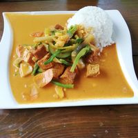Red Curry with Tofu 👌 at Asian Food in Berlin
