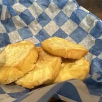 Breadfruit tostones side dish!  at Sion Farm Distillery in St Croix