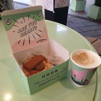 David Hasselhoff at Doughnut Time in Berlin