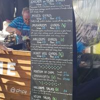 Festival menu at Phi Pie Greek Food in Newcastle Upon Tyne