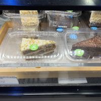 The gluten free chocolate cake   at Caffe Bene in Jackson Heights