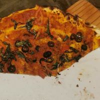 Pizza at Blue Bamboo in Pointe Desny