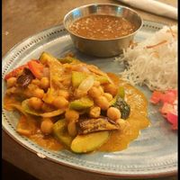 Mauritian Masala curry at Blue Bamboo in Pointe Desny