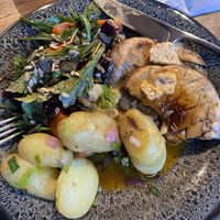 Portabello mushroom steaks  at Helgoländer Fährhaus in Heligoland