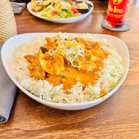 Curry mit Reis :) at Helgoländer Fährhaus in Heligoland