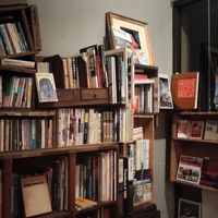 Interior at Kokoka Used Book Shop Cafe & Bar - ココカ古書店 本とたいやき in Tamano