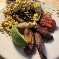 Vegan juevos rancheros  at Horn's Eatery in New Orleans