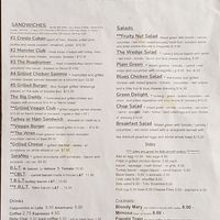 Lunch menu at Horn's Eatery in New Orleans