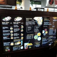 Menu at Bao Brothers Kotara in Kotara