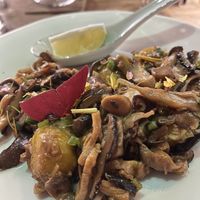 Mushrooms, glutinous rice, pumpkin   at Monsoon  in Taipei