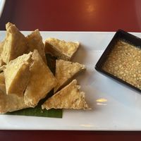 Crispy fried tofu  at Thai Lotus in Winchester