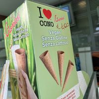 vegan cones  at Gelateria Le Magiche Voglie in Venice