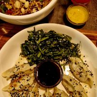 Tofu & mushroom gyoza at Vegan Bro  in Batumi